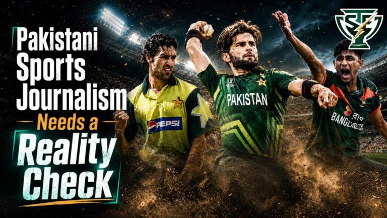 Pakistani Sports Journalism Needs a Reality Check After the Shaheen Afridi Video Mess