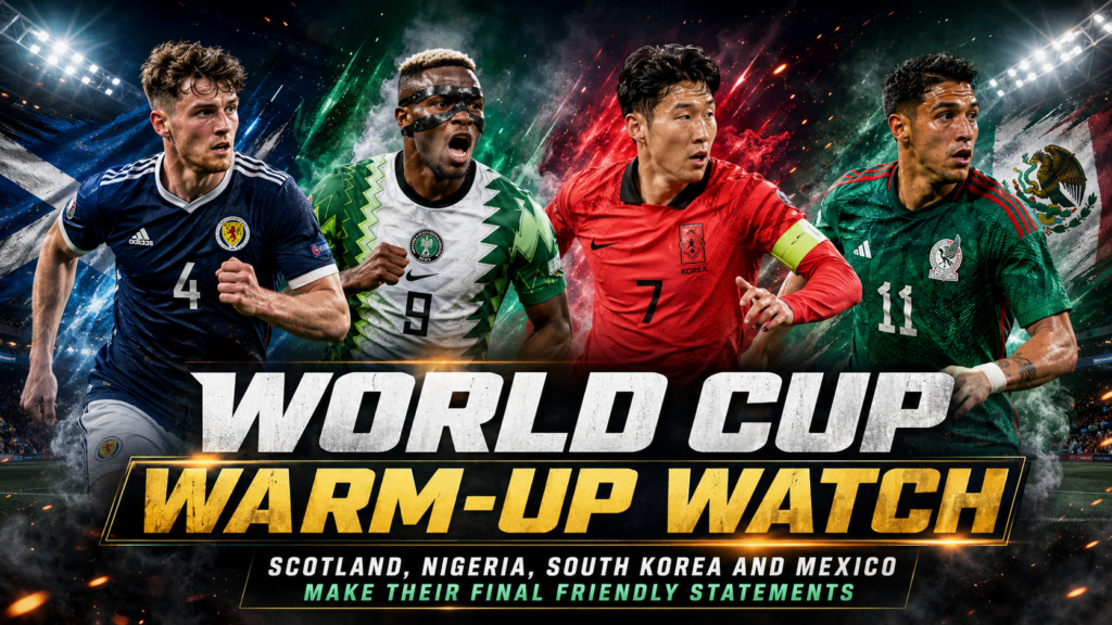 Scotland, Nigeria, South Korea, and Mexico Make Final Statements Ahead of FIFA World Cup