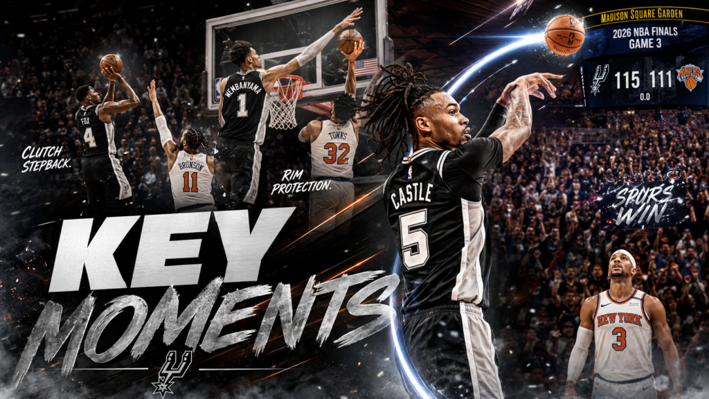 2026 NBA Finals Key Moments from Game 3 | The Sports Encounter