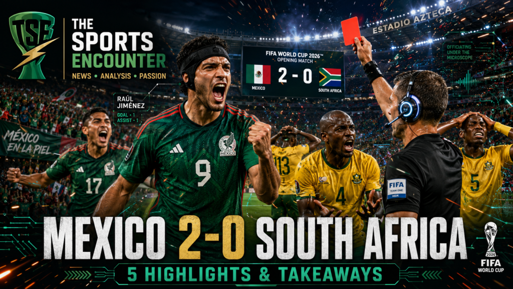Mexico vs South Africa Analysis: 5 Takeaways from the 2026 World Cup Opener