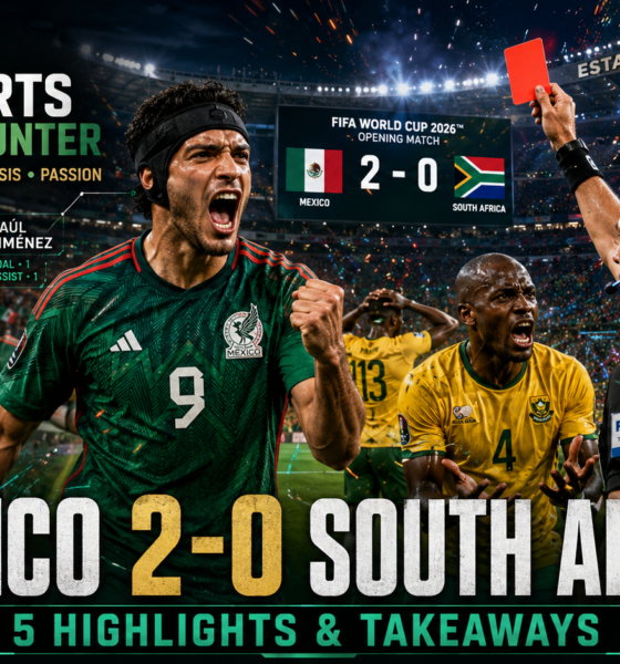 Mexico vs South Africa Analysis: 5 Takeaways from the 2026 World Cup Opener