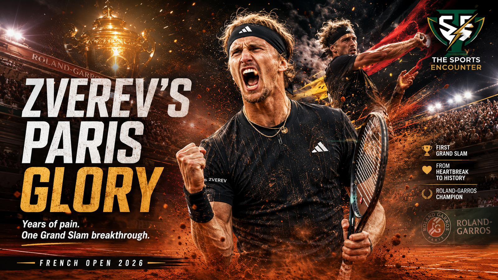 Alexander Zverev Beats Flavio Cobolli, Agony to Lift Maiden French Open Title