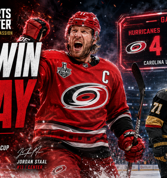 Carolina Hurricanes Go 3-2 Up in Stanley Cup Final After Game 5 Win Over Vegas Golden Knights