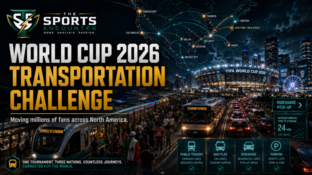 Challenge 3 Moving Millions of Fans Across a Continent-Sized FIFA World Cup 2026 Tournament | The Sports Encounter