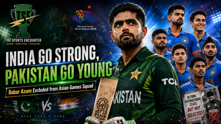 Babar Azam Left Out as India Go Full Strength and Pakistan Trust Youth for Asian Games 2026
