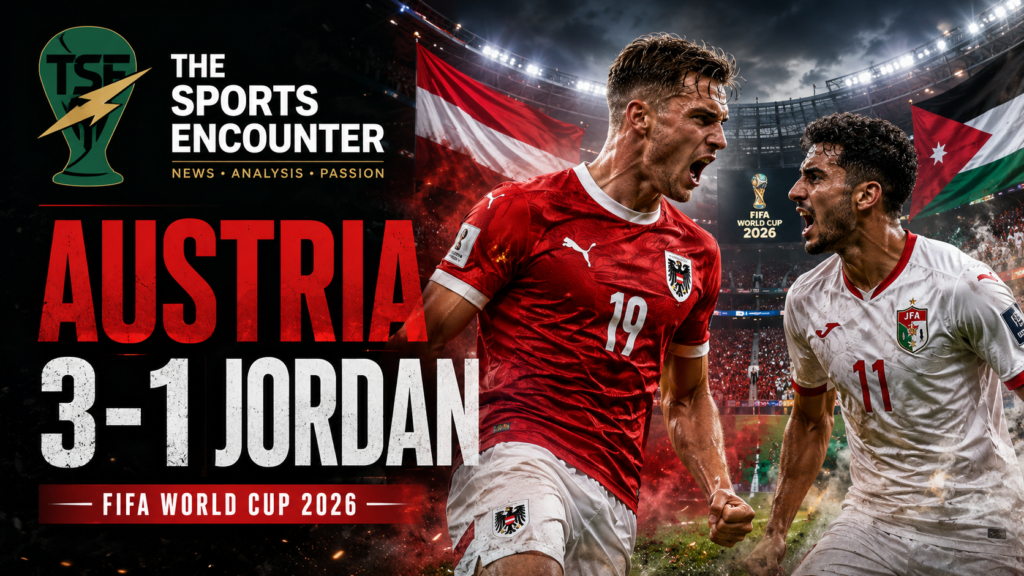 Austria Punish Jordan 3-1 as Group J Reality Hits Hard