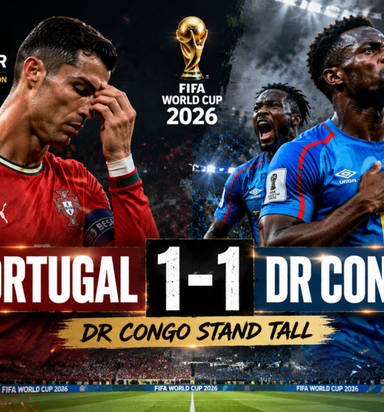 DR Congo Stun Portugal as Ronaldo’s World Cup Question Grows Louder