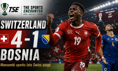 Manzambi Turns the Match as Switzerland Crush Bosnia in Group B