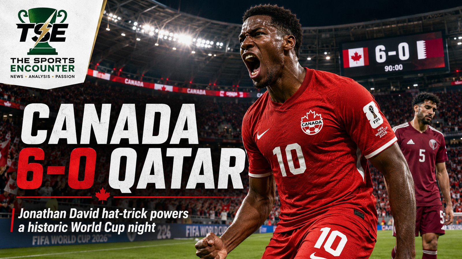 Jonathan David Hat-Trick Fires Canada to Historic World Cup Win