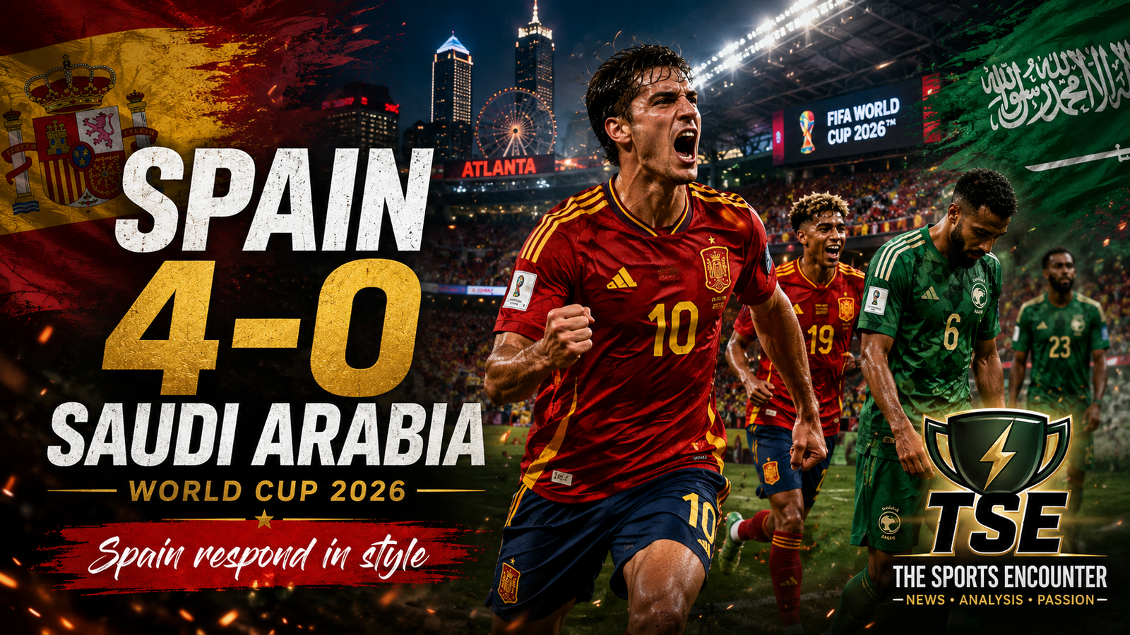 Spain Cut Loose as Saudi Arabia’s Knockout Hopes Take a Bruising