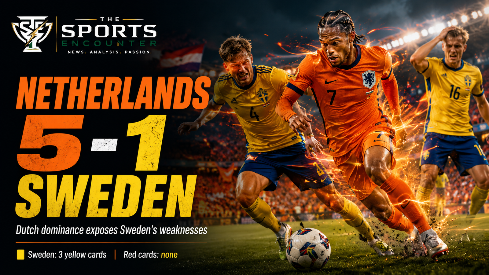 Gakpo and Brobbey Lead Netherlands Rout as Sweden Collapse in Houston