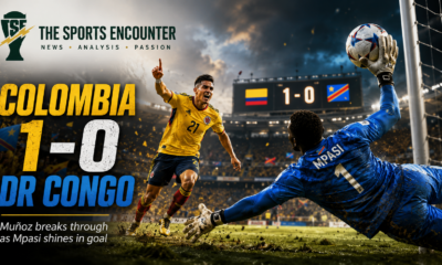 Colombia Edge DR Congo as Daniel Muñoz Breaks Lionel Mpasi’s Resistance