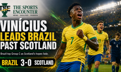 Brazil Top Group C After Vinícius Júnior Double Sinks Scotland