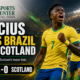 Brazil Top Group C After Vinícius Júnior Double Sinks Scotland