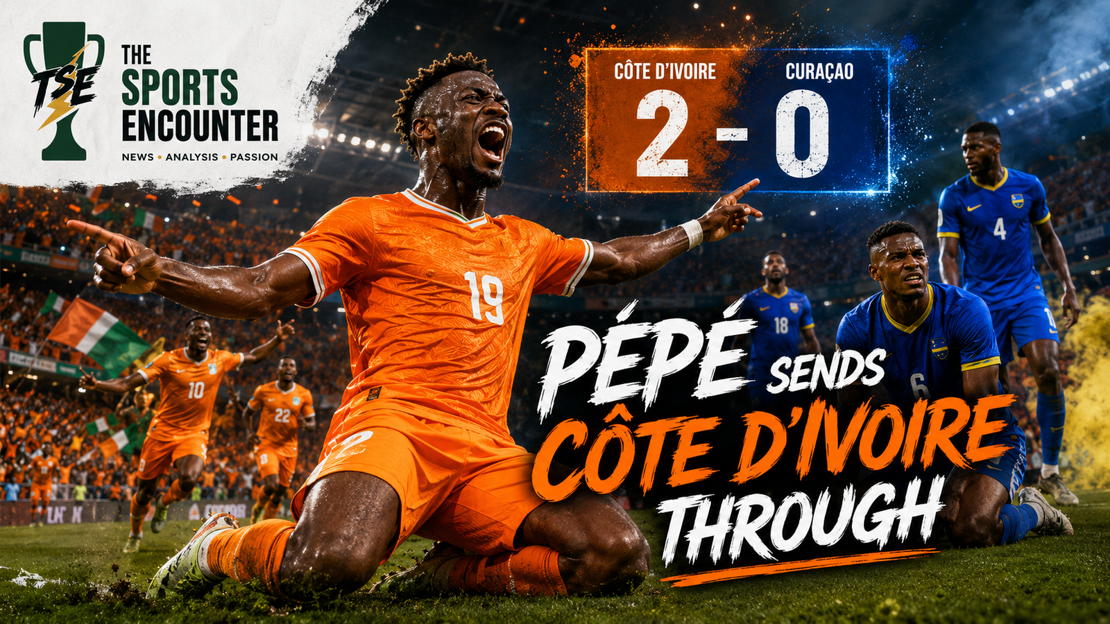 Côte d’Ivoire Make World Cup History as Pépé Ends Curaçao’s Brave Run