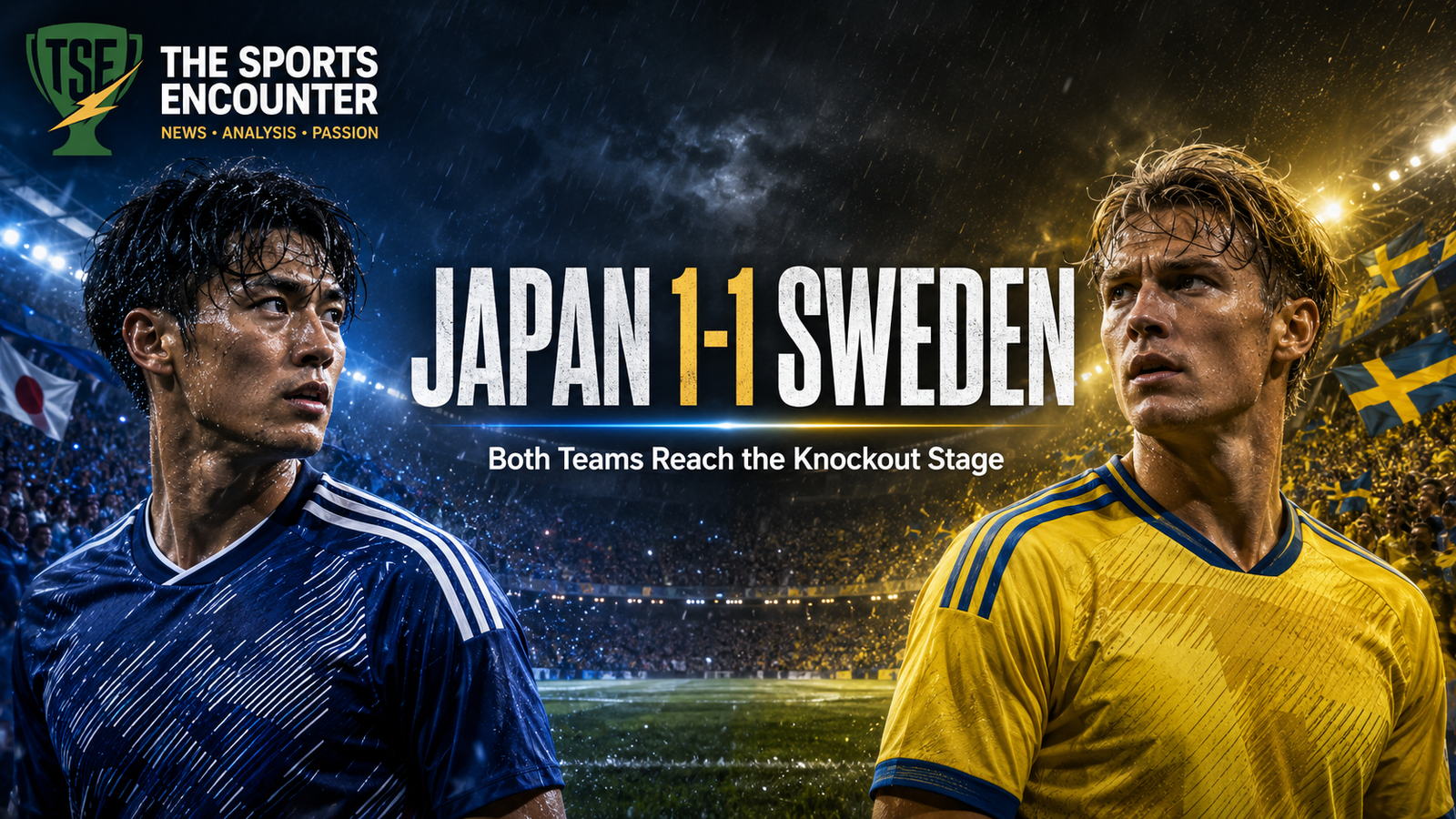 Japan and Sweden Share Spoils in Dallas as Group F Sends Both Through