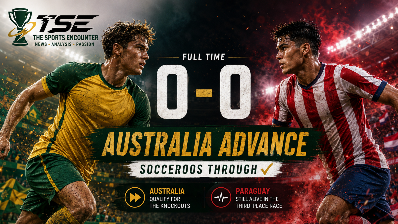 Australia Survive Paraguay Test to Reach World Cup Knockouts