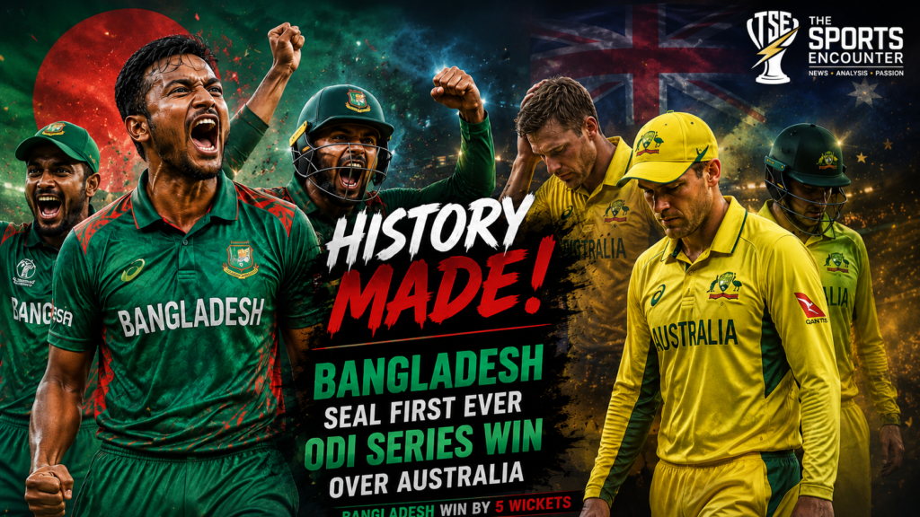 Clinical Bangladesh Seal Historic ODI Series Win Over Australia