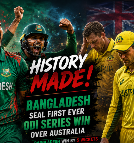 Clinical Bangladesh Seal Historic ODI Series Win Over Australia