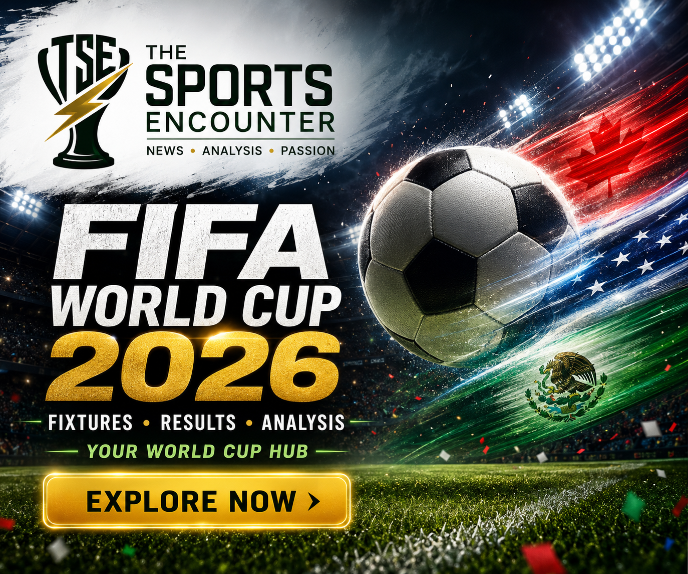 FIFA World Cup 2026 coverage hub on The Sports Encounter