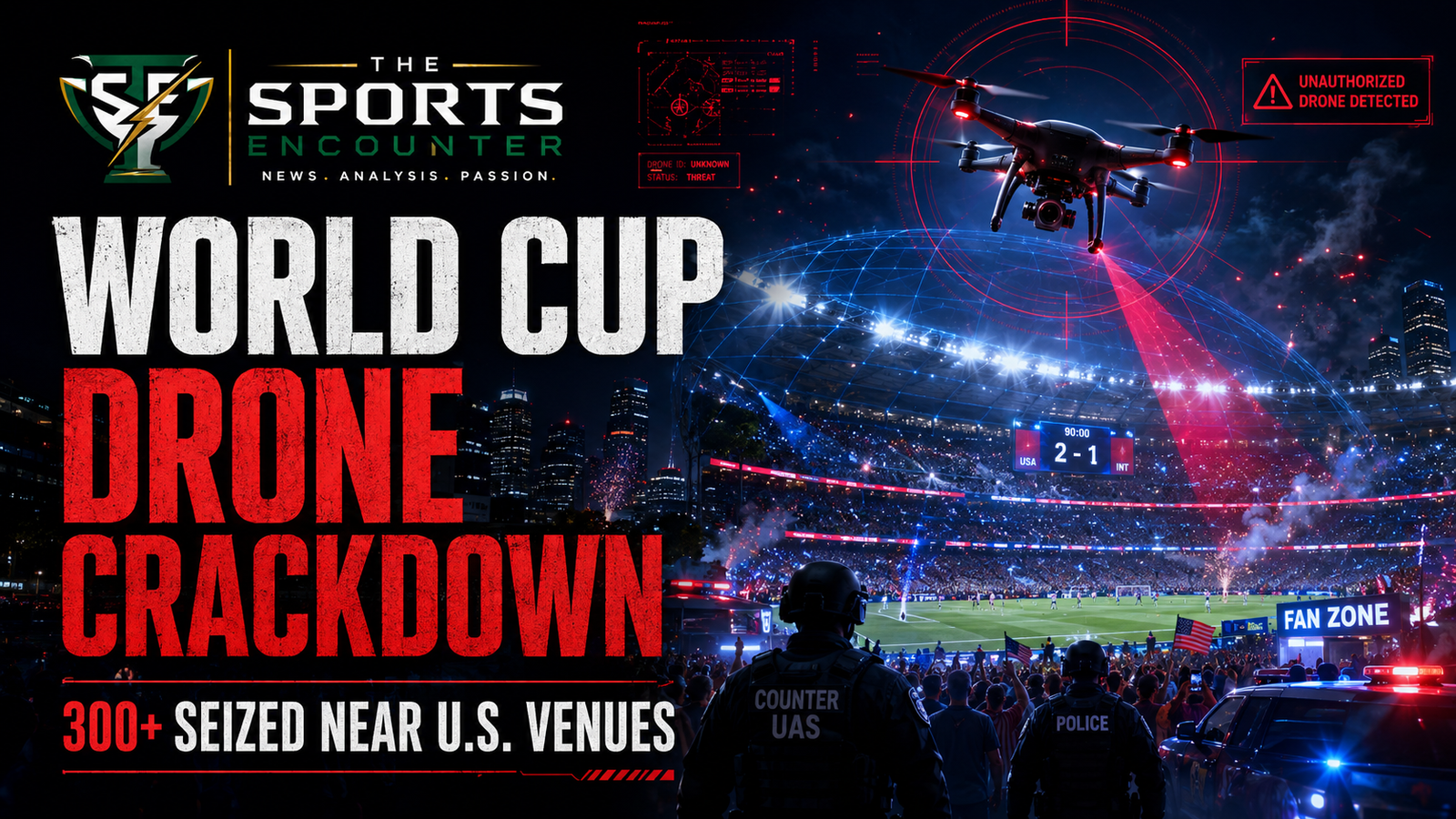 FIFA World Cup 2026 Drone Crackdown Shows Hidden Security Battle