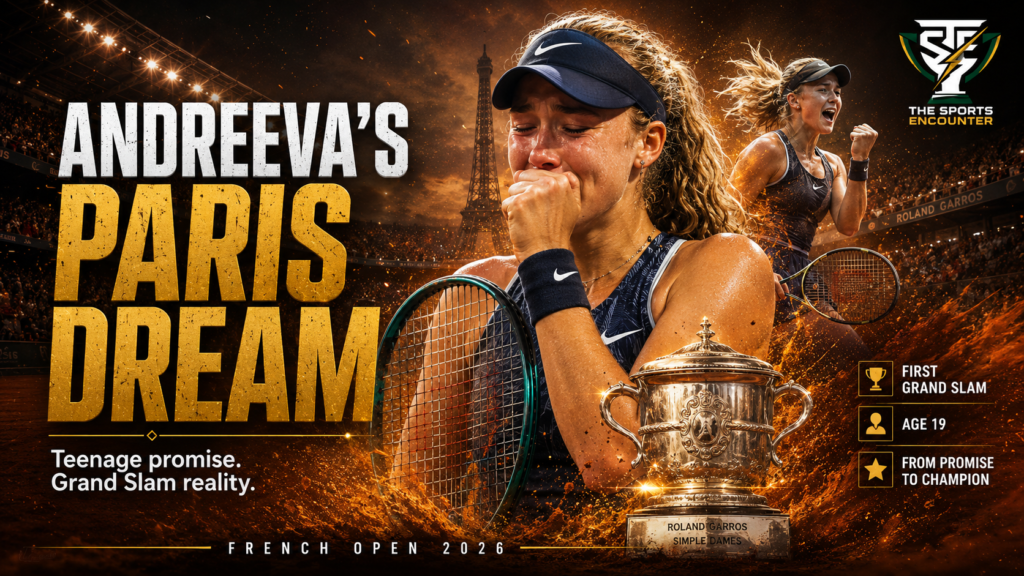 French Open 2026 Mirra Andreeva Becomes a Grand Slam Reality | The Sports Encounter