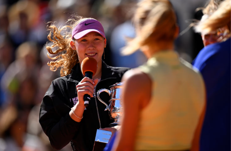 Mirra Andreeva | Picture Courtesy: French Open official website.