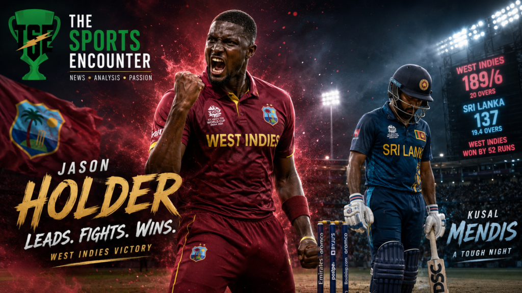 Jason Holder Propels West Indies to T20I win over Sri Lanka