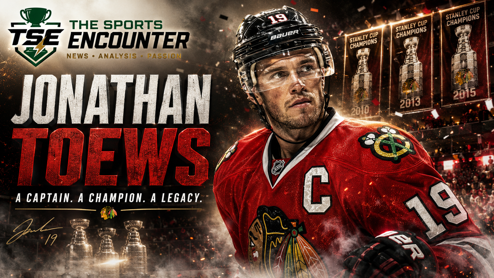 Jonathan Toews The Man Who Turned Chicago Back Into a Hockey City Calls it Quits