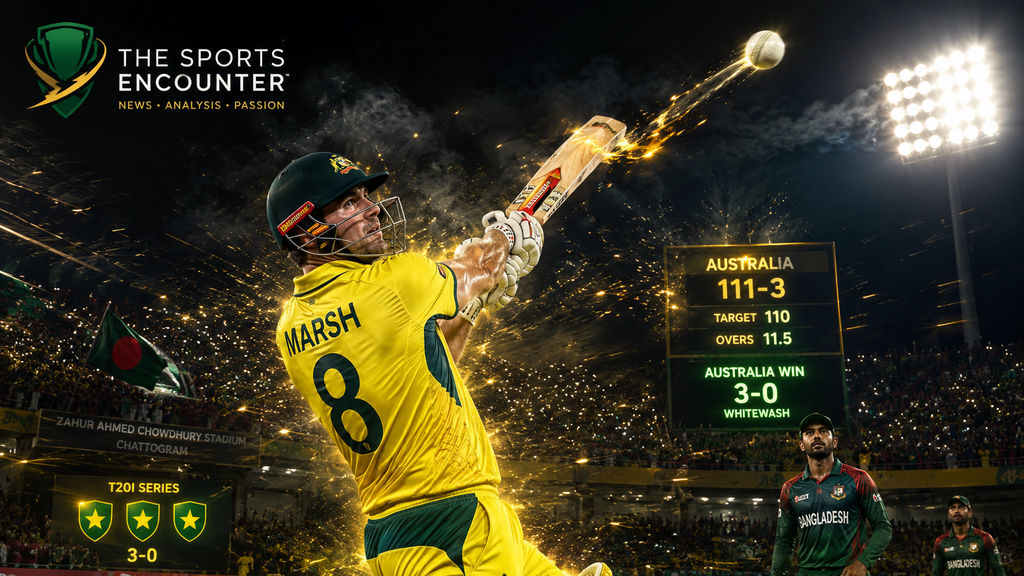 Mitchell Marsh Makes 110 Look Like a Net Session