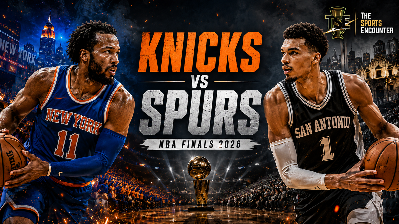 Knicks Boss Spurs to Take Control of NBA Finals 2026 | The Sports Encounter