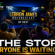 Basketball fans gather around television screens displaying “LeBron James Documentary Up Next,” anticipating a behind-the-scenes look at the NBA legend’s final career chapter.