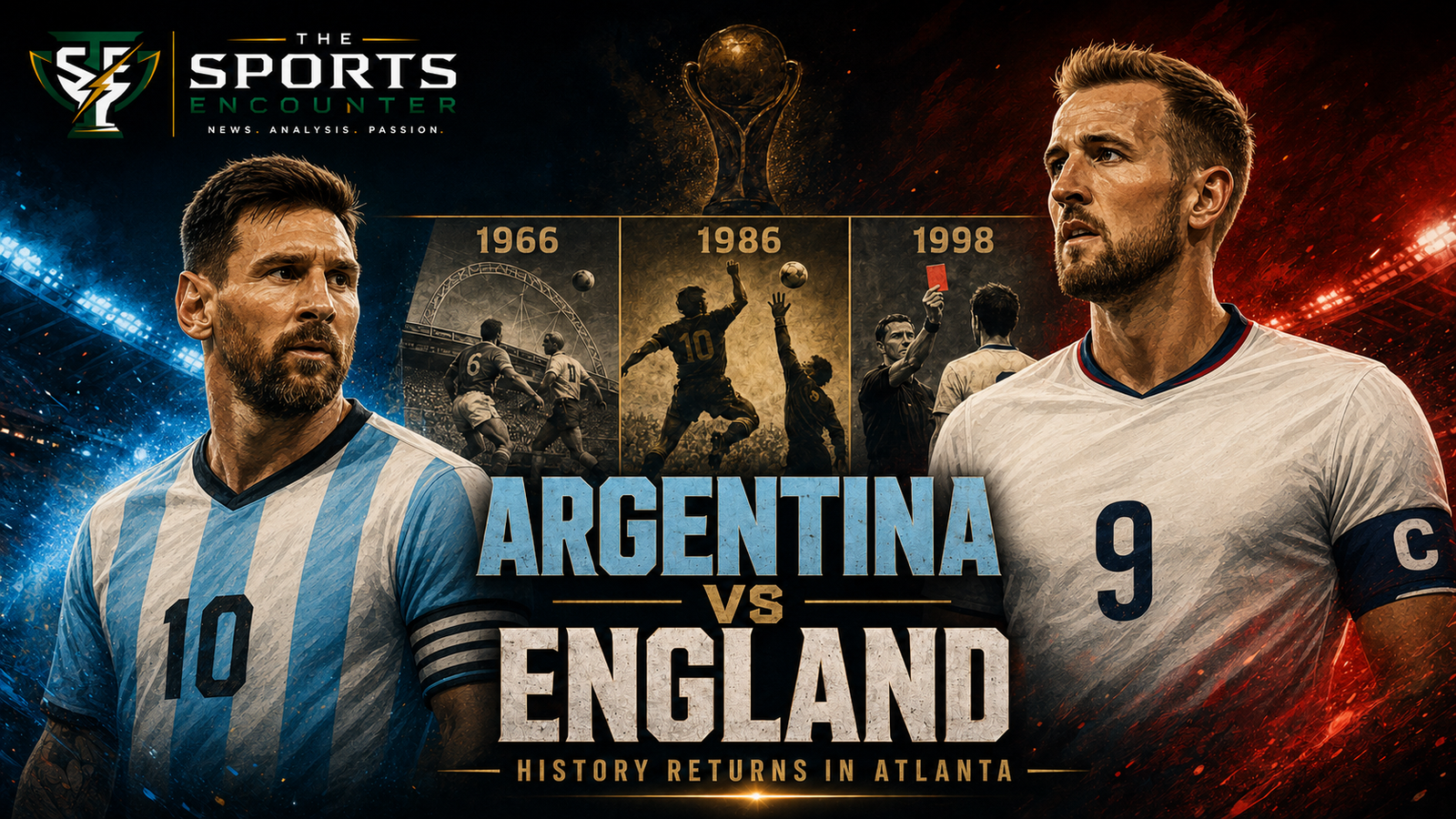 Messi Finally Meets England With a World Cup Final on the Line