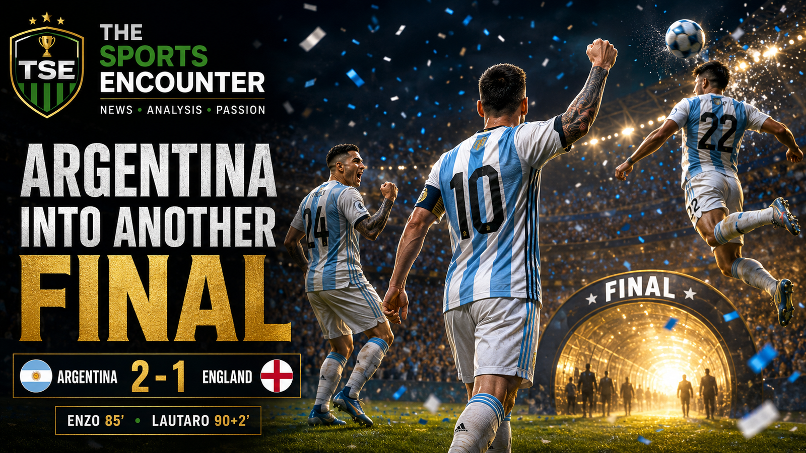 Messi Engineers Argentina’s Late Escape as England Falter in Atlanta