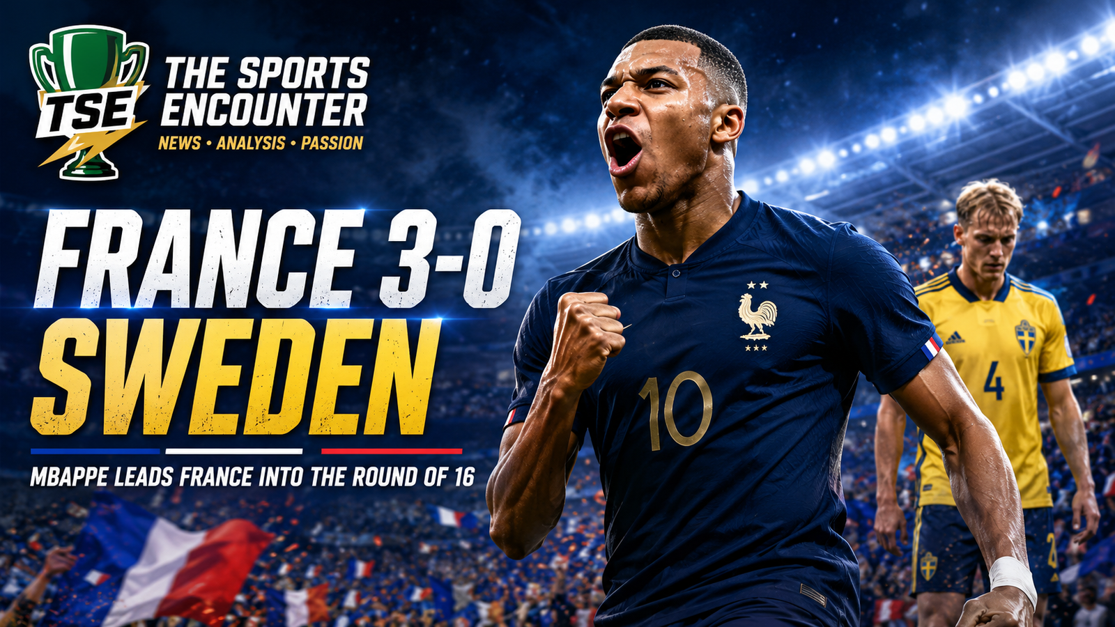 Mbappé Leads From the Front as France Crush Sweden and Send a World Cup Warning