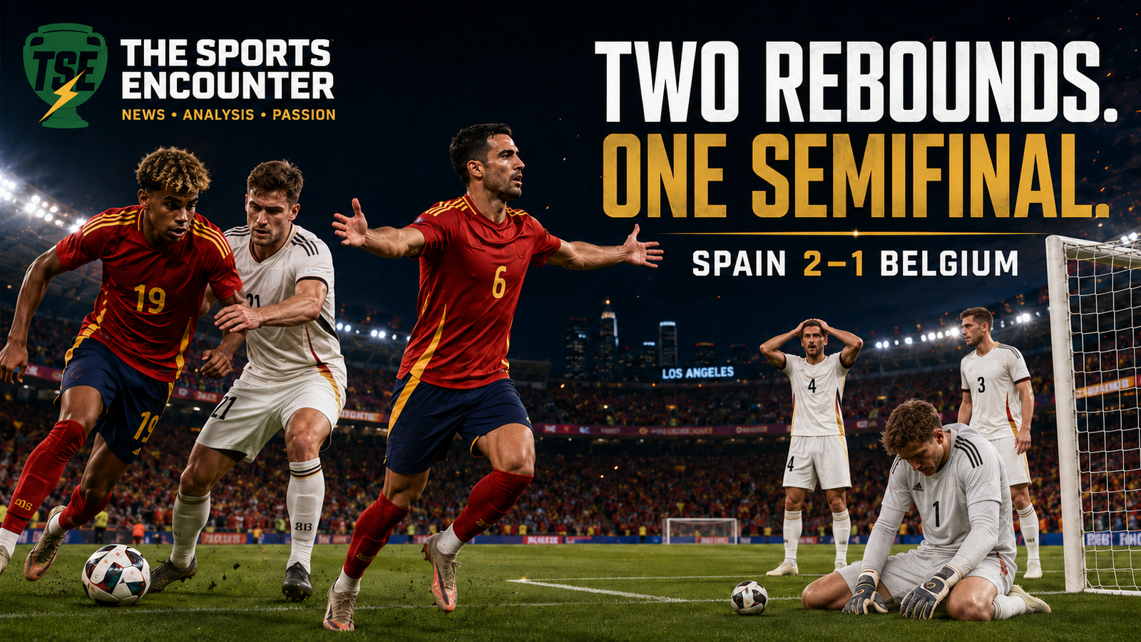 Belgium Beaten by the Rebound as Spain Reach World Cup Semifinal