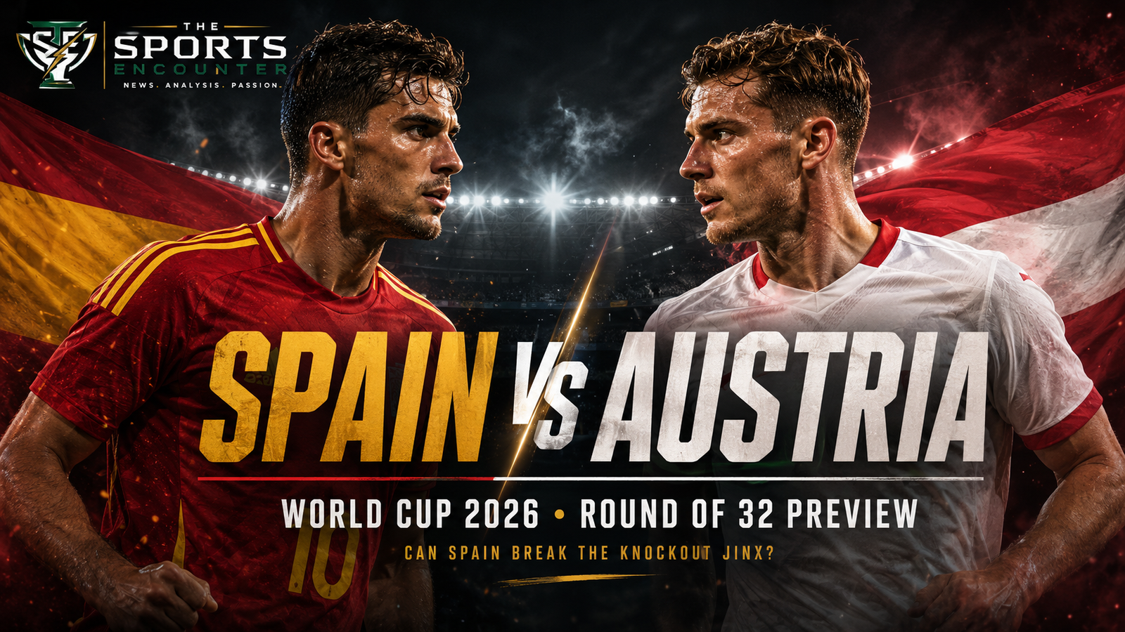 Spain’s Jinx, Austria’s Belief, and a Round of 32 Match Built for Tension