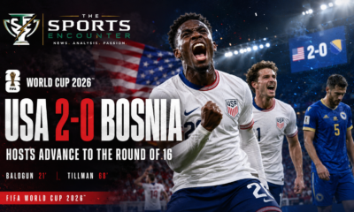 Ten-Man USA Beat Bosnia 2-0 to Set Up Belgium Clash