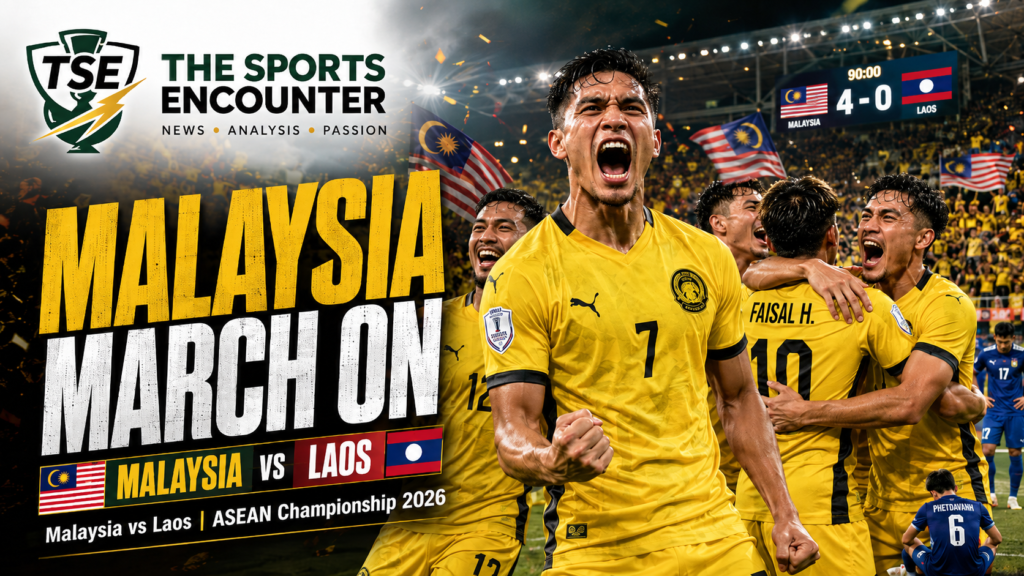 Malaysia Crush Laos 4-0 to Take Control of Group B