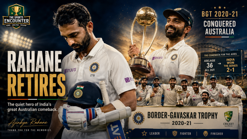 India Bids Farewell to its Quiet Crisis Manager: Ajinkya Rahane