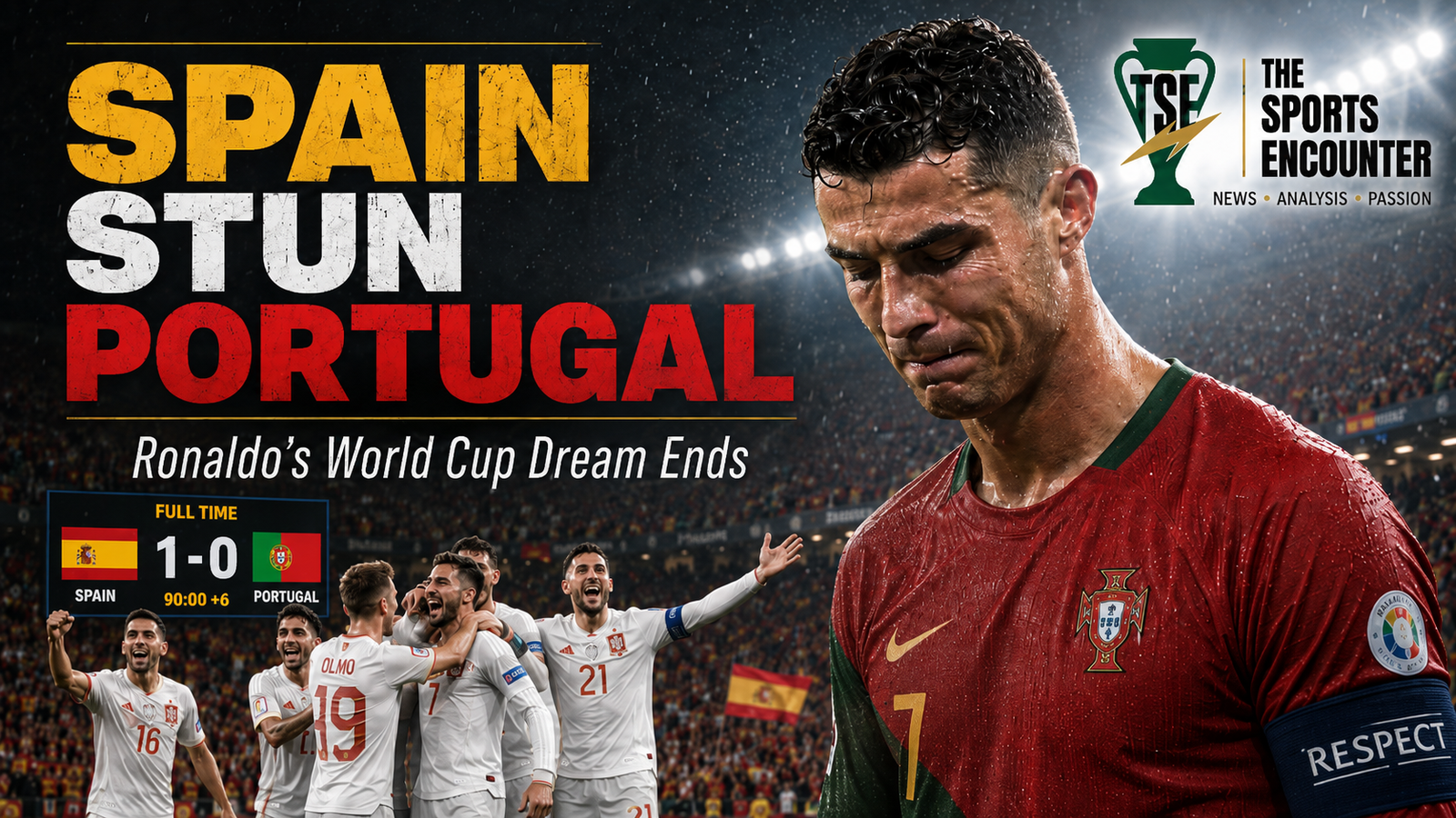 Spain End Ronaldo’s World Cup Dream With Brutal Late Winner