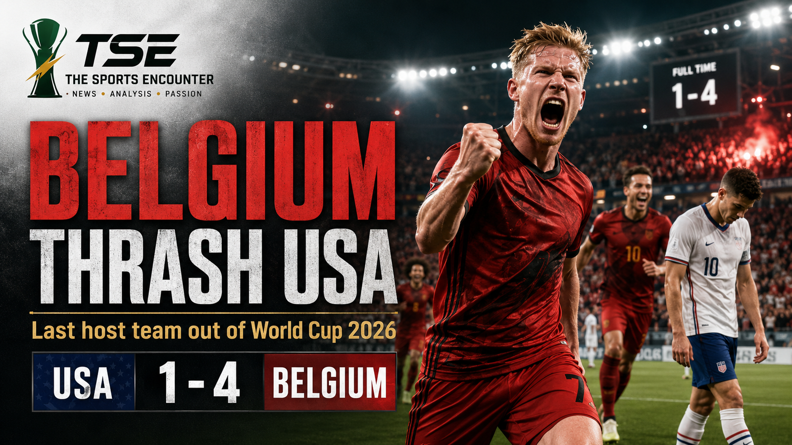 USA’s World Cup Dream Ends as Belgium Storm Into Quarterfinals
