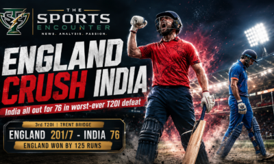 India Hit New T20I Low as England Storm to 125-Run Win