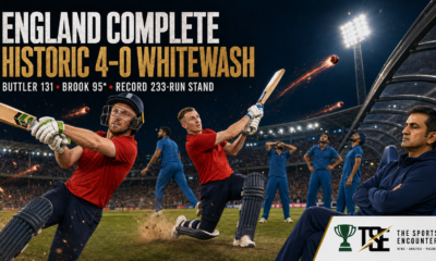 Buttler and Brook Crush India as England Complete Historic 4-0 Whitewash