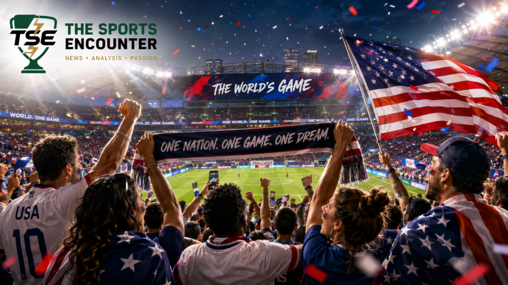 FIFA World Cup 2026 viewership graphic showing the record 63 million U.S. audience across Fox, Telemundo, and Peacock.
