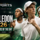 Wimbledon 2026 featured image showing Coco Gauff, Jannik Sinner, Alexander Zverev, and Arthur Fery as top achievers of the day with The Sports Encounter logo.