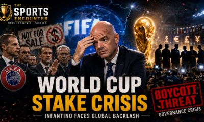 Gianni Infantino faces mounting opposition to FIFA’s proposed World Cup stake sale as UEFA officials threaten a boycott and private investors circle the tournament’s commercial future.
