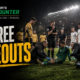Goalkeeper receives treatment during a tense soccer stoppage as players, match officials, and bench staff wait under stadium floodlights, with The Sports Encounter branding and the headline “No Free Timeouts.”