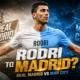 Rodri stands between Real Madrid and Manchester City in a dramatic transfer tug-of-war, symbolizing the growing battle for the Spanish midfielder’s future.