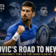Novak Djokovic prepares for the US Open 2026 at the Cincinnati Open, with Jannik Sinner and Carlos Alcaraz looming behind him as he pursues a record 25th Grand Slam title.
